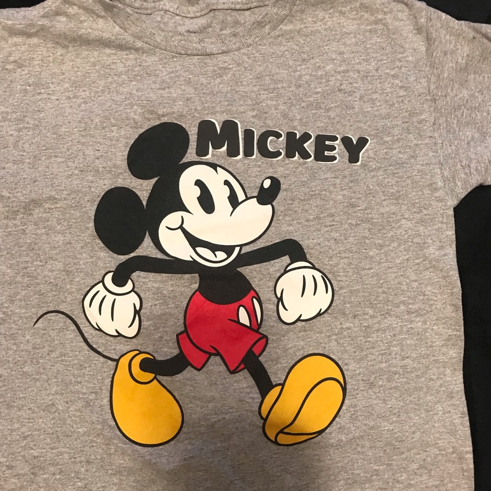 Mickey Mouse Gray Kids T-Shirt